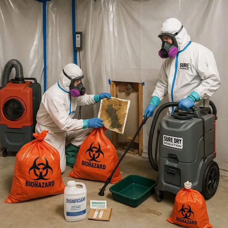 Contaminated Water Handling Protocols process in Thomasboro, IL